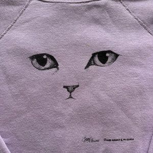 🐱80’s Vintage Cat Face Crewneck🐱